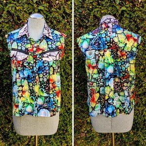 Insight51 Science Collage Shirt w/Zip Pockets